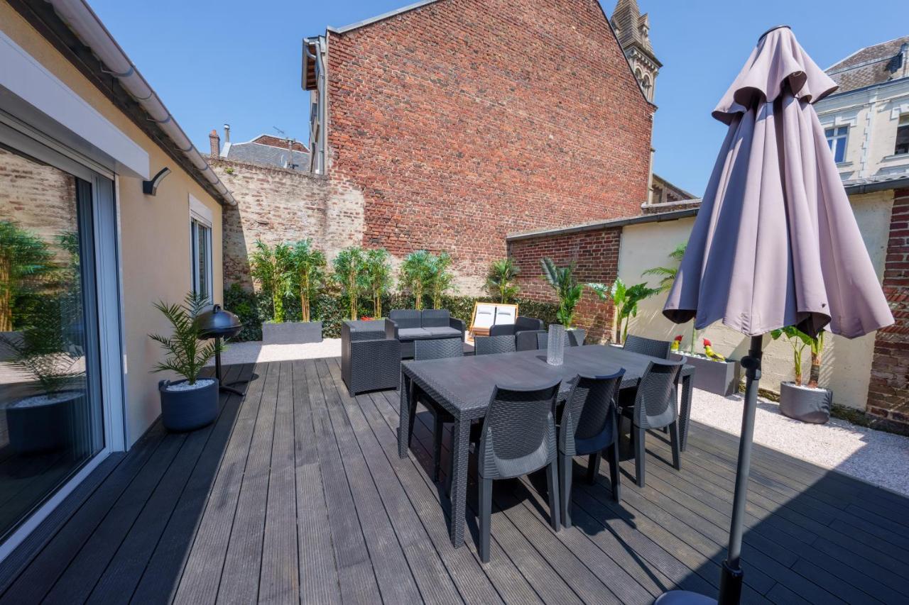 L'Escale Tropicale, Appartement Independant Avec Terrasse Privative Saint-Quentin  Exterior photo