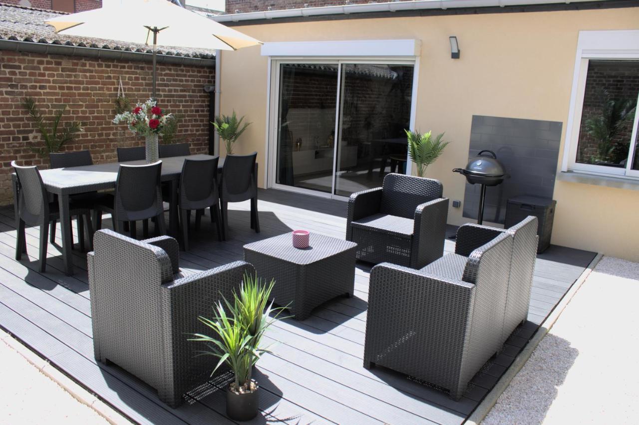 L'Escale Tropicale, Appartement Independant Avec Terrasse Privative Saint-Quentin  Exterior photo