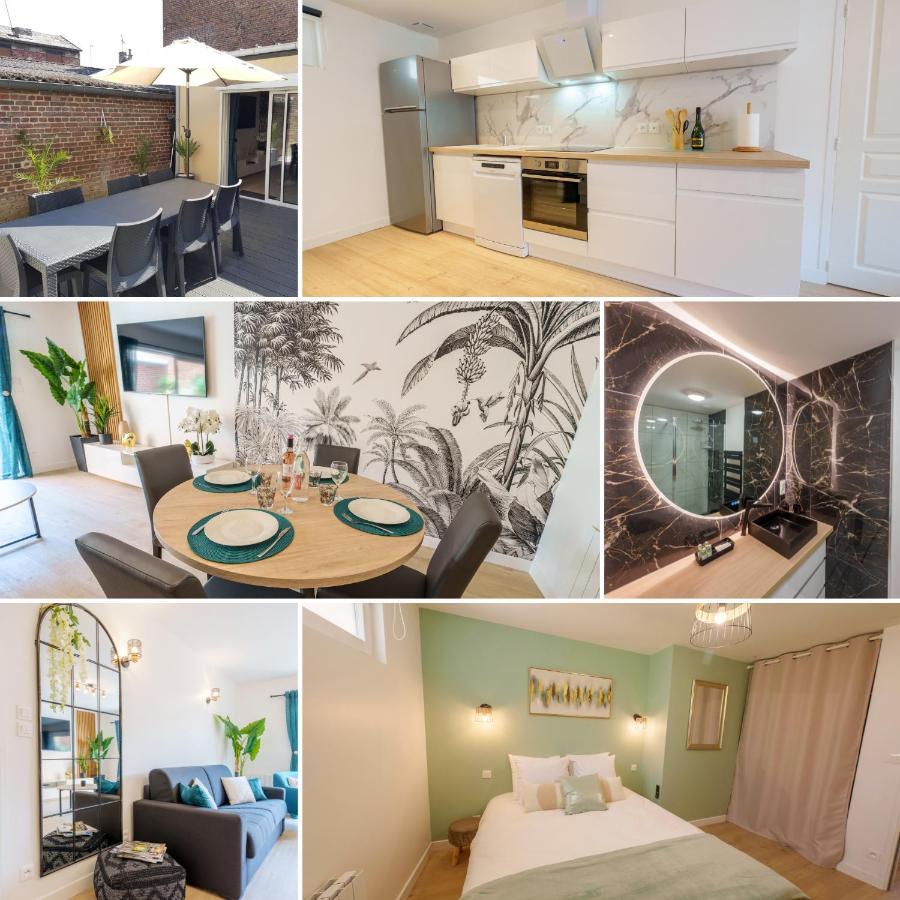 L'Escale Tropicale, Appartement Independant Avec Terrasse Privative Saint-Quentin  Exterior photo
