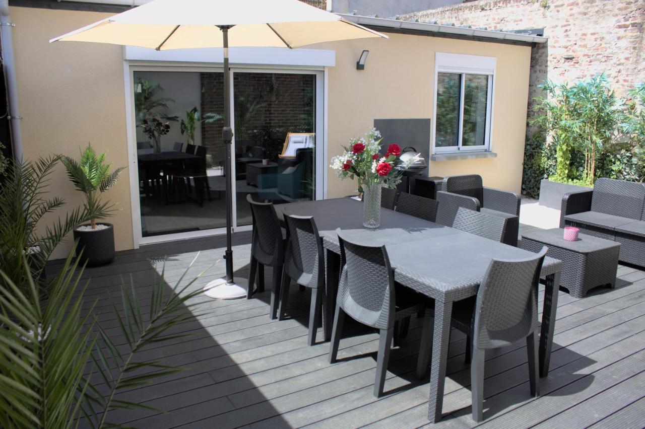 L'Escale Tropicale, Appartement Independant Avec Terrasse Privative Saint-Quentin  Exterior photo