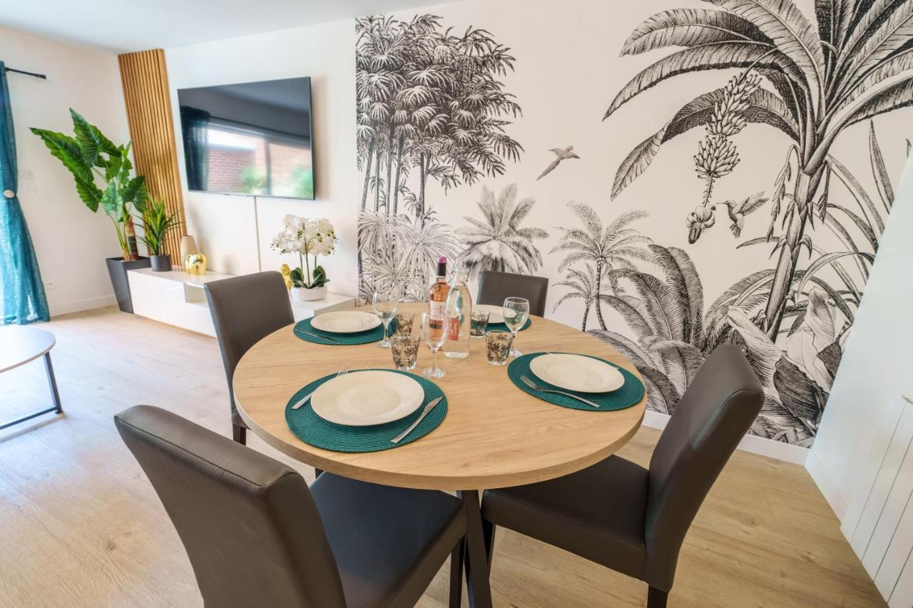 L'Escale Tropicale, Appartement Independant Avec Terrasse Privative Saint-Quentin  Exterior photo
