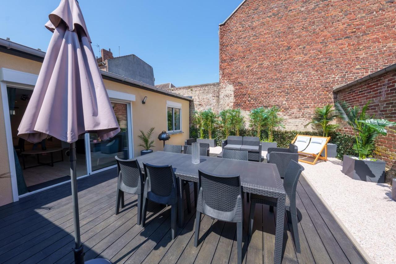 L'Escale Tropicale, Appartement Independant Avec Terrasse Privative Saint-Quentin  Exterior photo